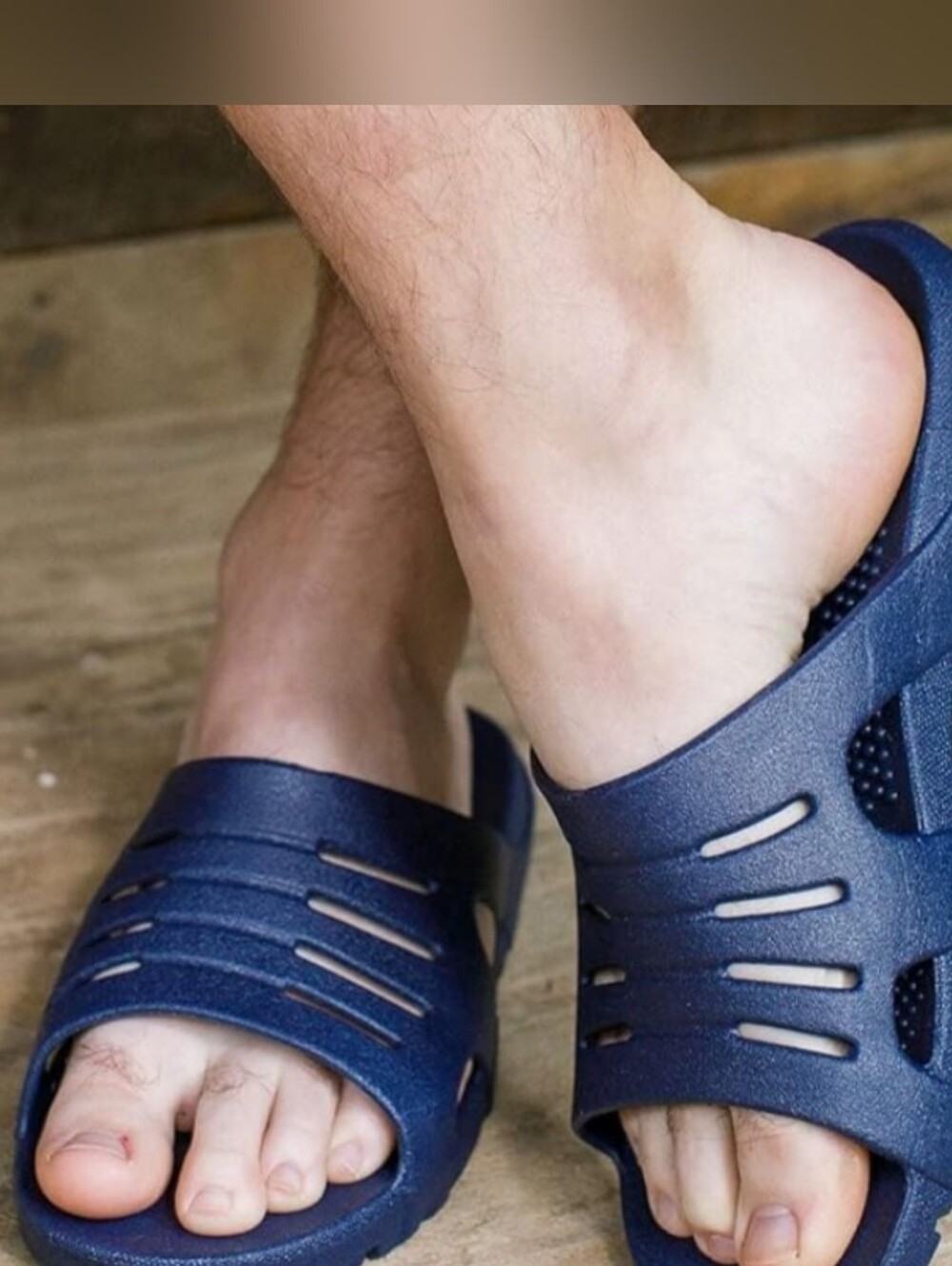 Okabashi Men's Black Eurosport Slide Sandals